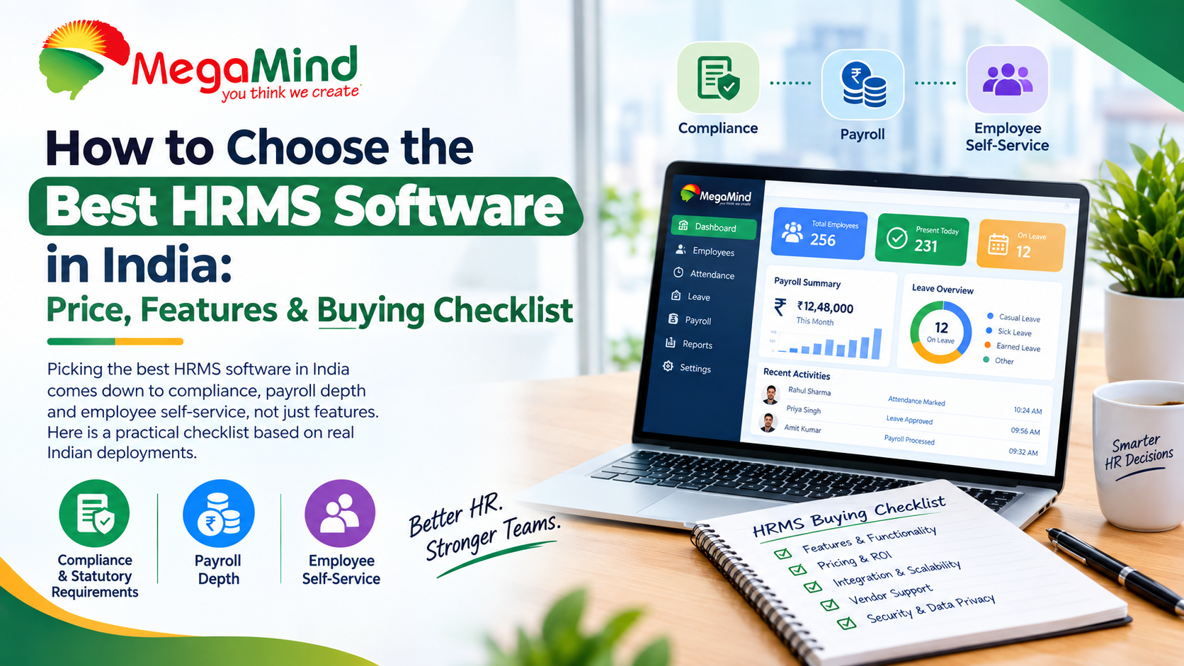 how to choose the best hrms software in india price features buying checklist