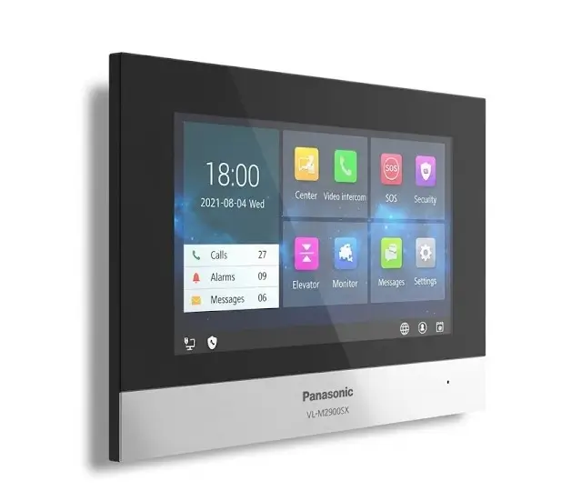 panasonic vl mc3000bx e 7 inch touchscreen room monitor for ip vdp panasonic vl mc3000bx e 7 inch touchscreen room monitor for ip vdp