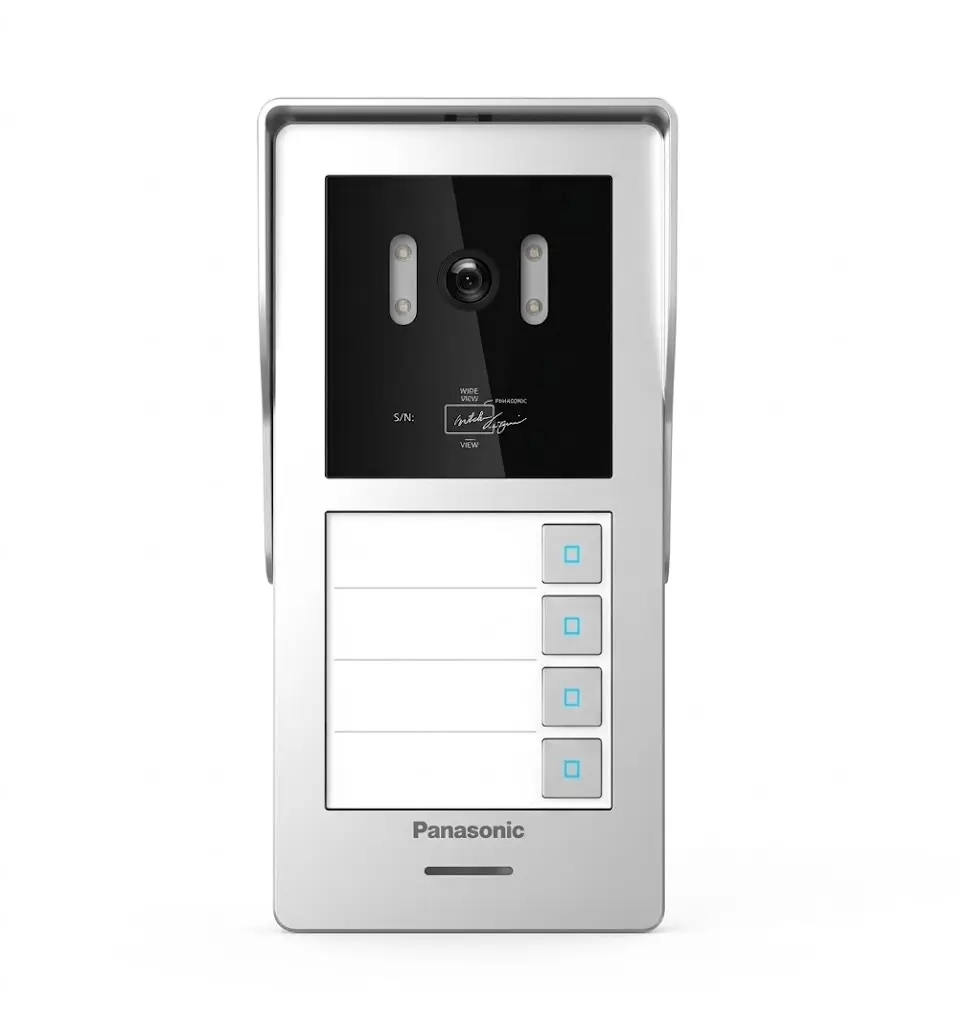 panasonic vl sa72 7 inch analog video door phone kit with memory